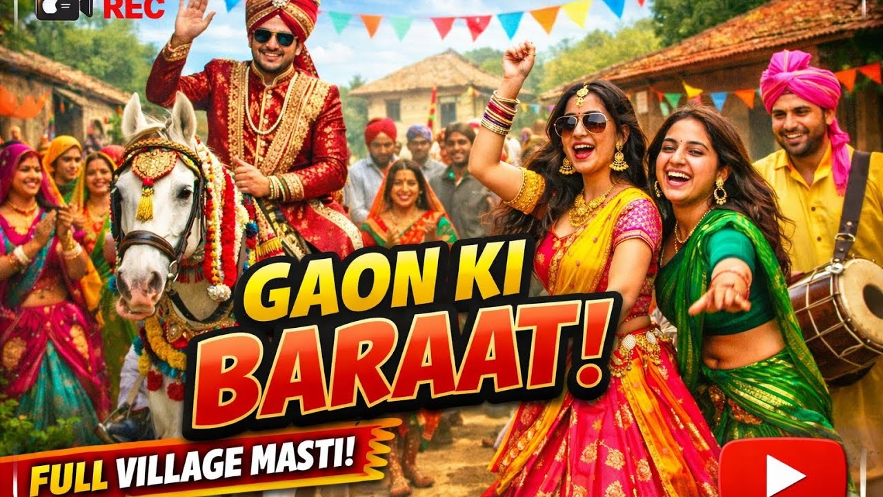 Gaon ki baraat | mere chacha ji ki shadi full masti vlogs ? 😍🥰