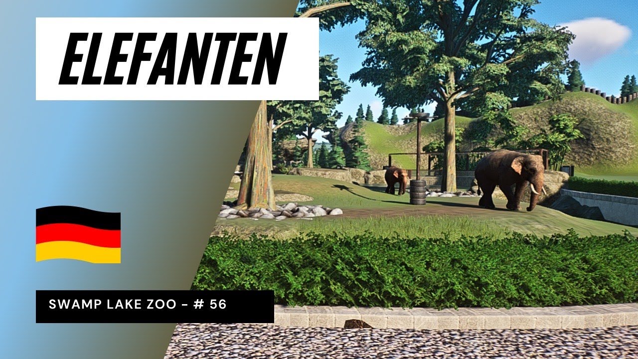 Swamp Lake Zoo Ep. 56 | Elefanten | Speed Build | Planet Zoo