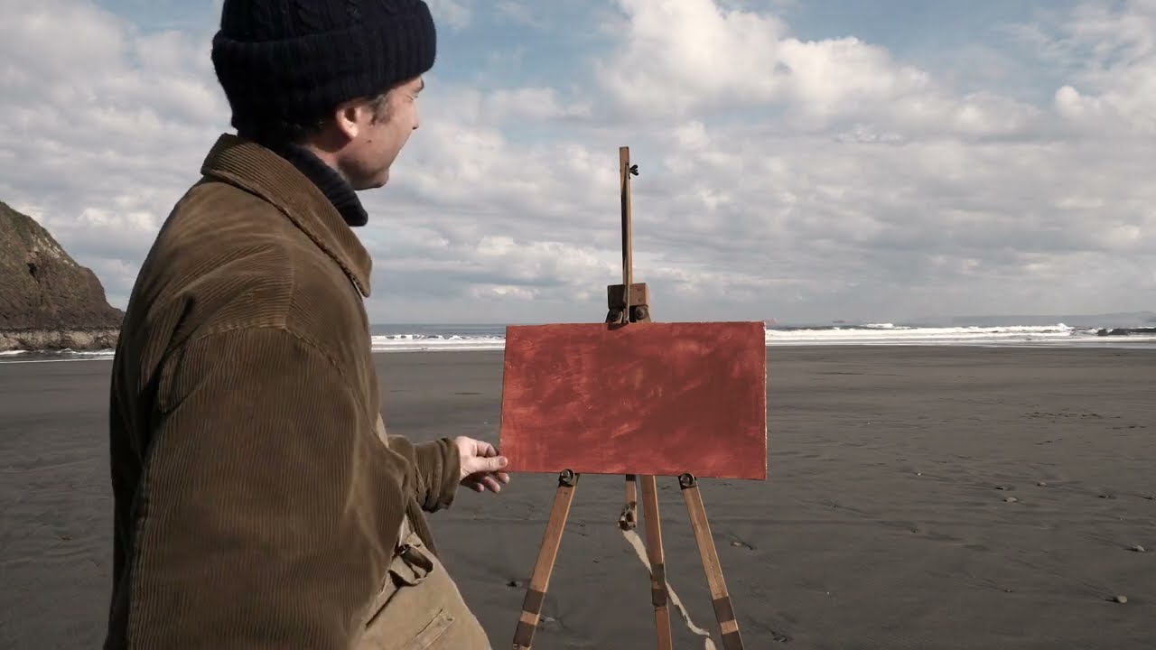 Seascape oil painting tutorial, plein air artist, Asturias - The Life of a painter, Juan Bosco EP34