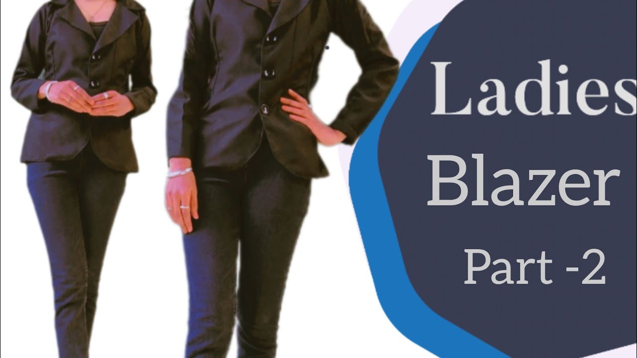 part - 2 Ladies blazer Cutting and Stitching / coat collar cutting and stitching || @Astardesigner