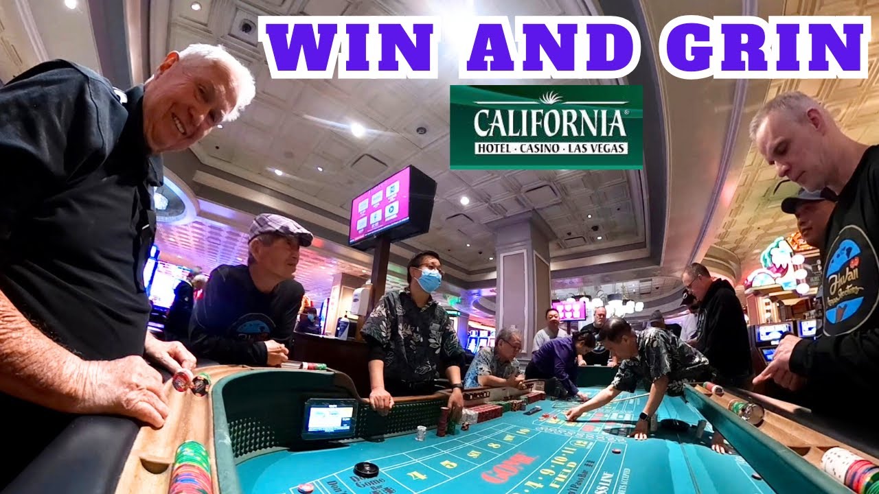 Игра в кости в казино с живыми дилерами в отеле и казино California Hotel and Casino в Лас-Вегасе