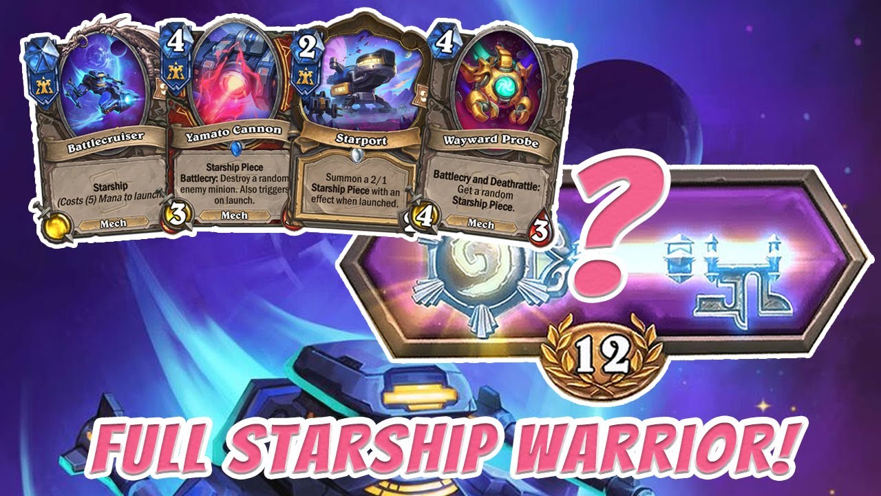 INSANE Starship Warrior Run! - Hearthstone Arena