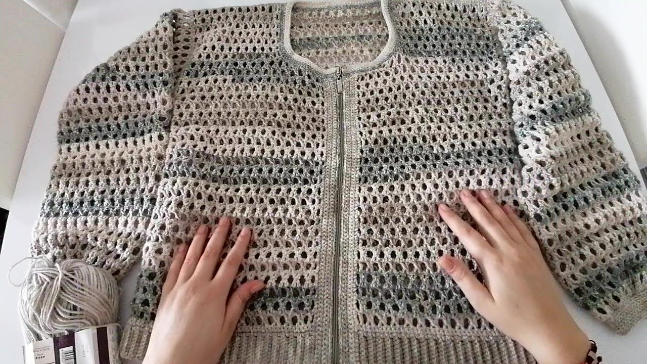 Tığ İşi Kadın Hırka Yapılışı/Bayan Hırka Modeli/Örgü Hırka Modeli