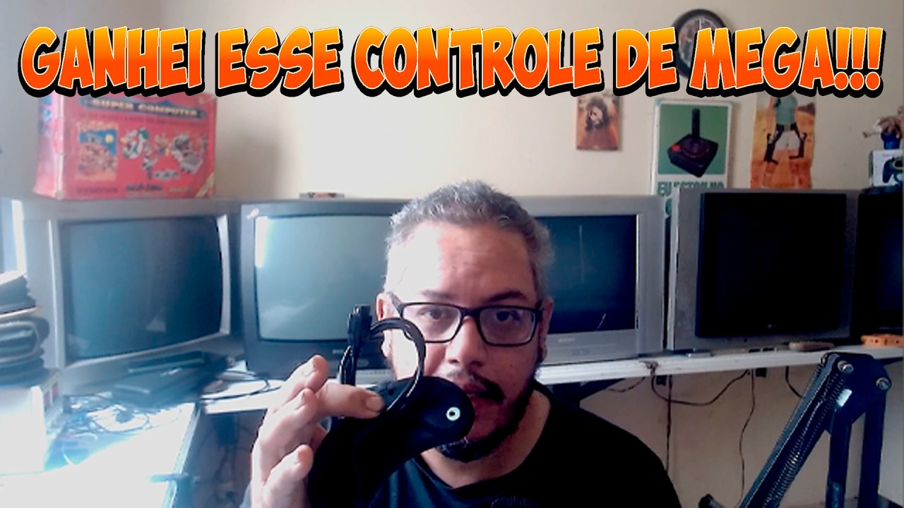 Ganhei um controle de Mega Drive!!!