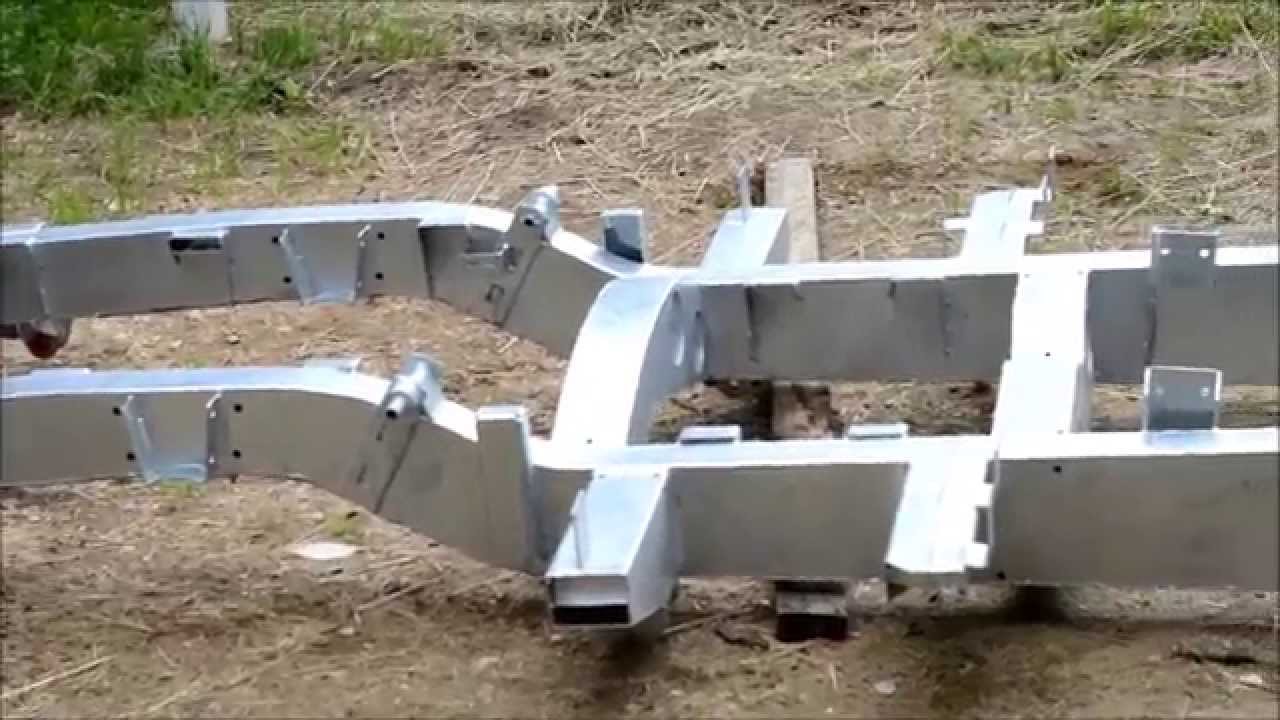 My New Galvanized Land Rover Series 2A 109 chassis