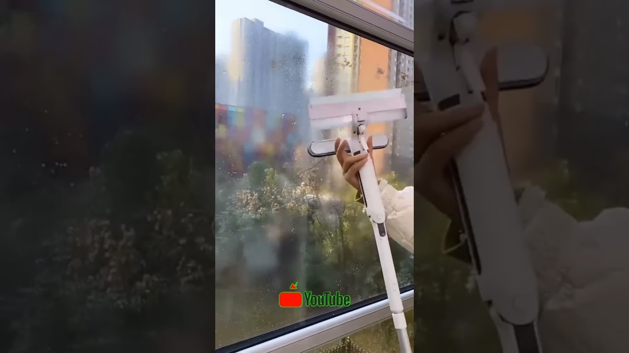 How to clean glass easily. Windshield washer #shorts #smart #start #mop #glasswasher