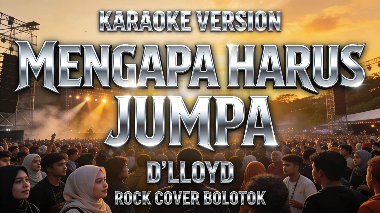 MENGAPA HARUS JUMPA - D’LLOYD (KARAOKE VERSION ROCK COVER BOLOTOK)