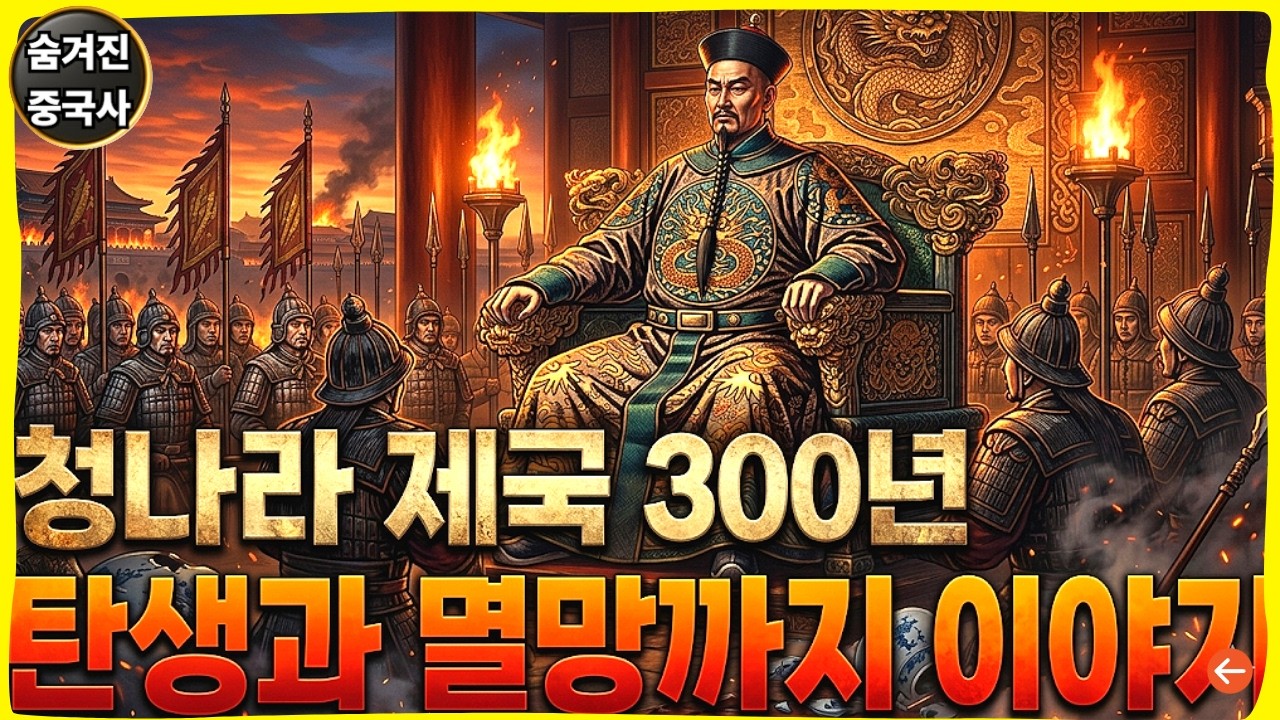 [숨겨진 중국역사]  잠들기 전 듣는 청나라 풀스토리: 세계 1위 경제대국에서 정원사로 끝난 마지막 황제까지   | 역사강의 | 역사인물 | 몽골역사 | 야사