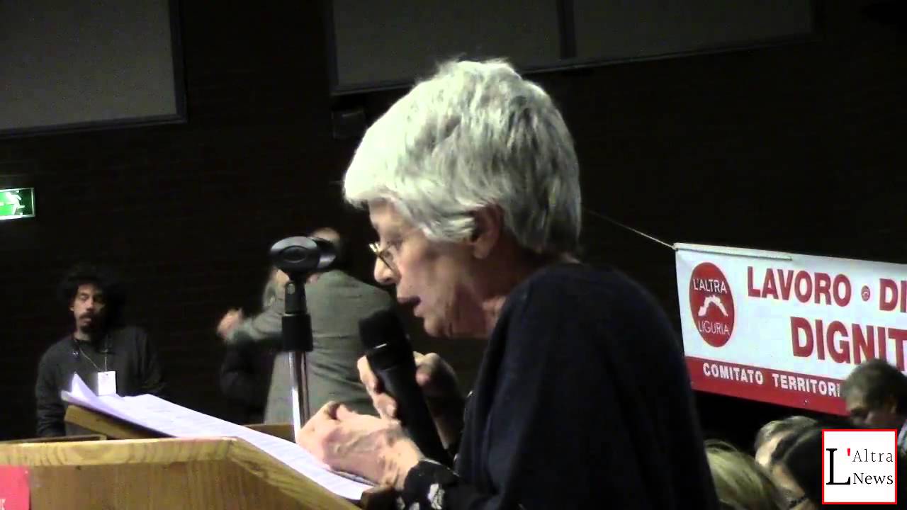 Barbara Spinelli - Europarlamentare - Assemblea nazionale l'AltraEuropa con Tsipras