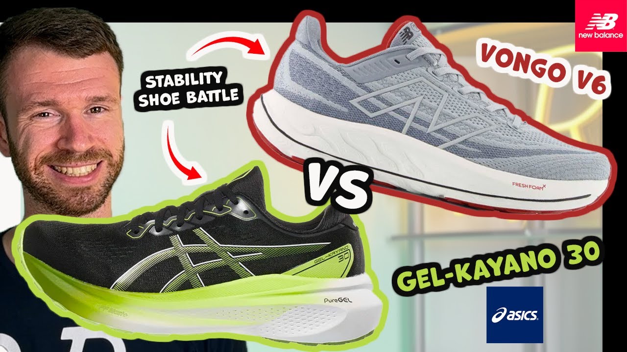 Which shoe is the BETTER stability option? | New Balance Vongo v6 VS Asics Kayano 30 | Stability