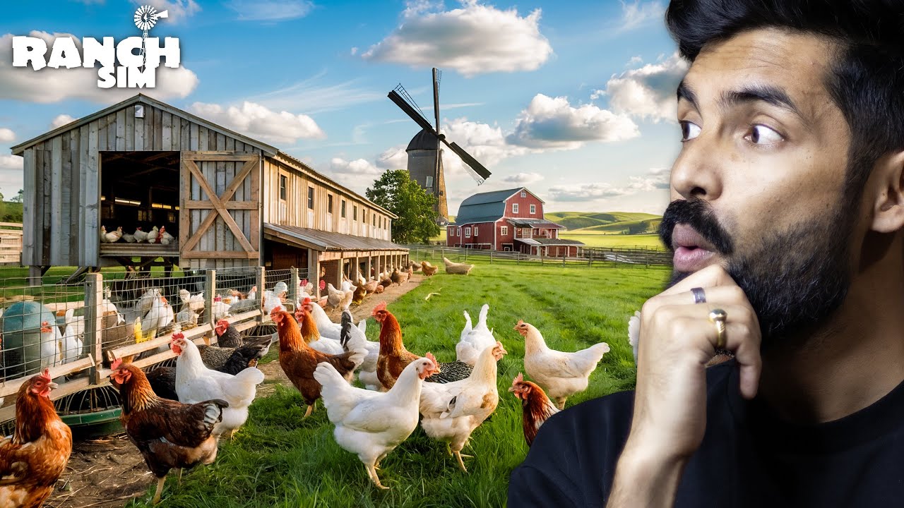 I BUILT A MASSIVE CHICKEN FARM IN RANCH SIMULATOR! 🐓🔥