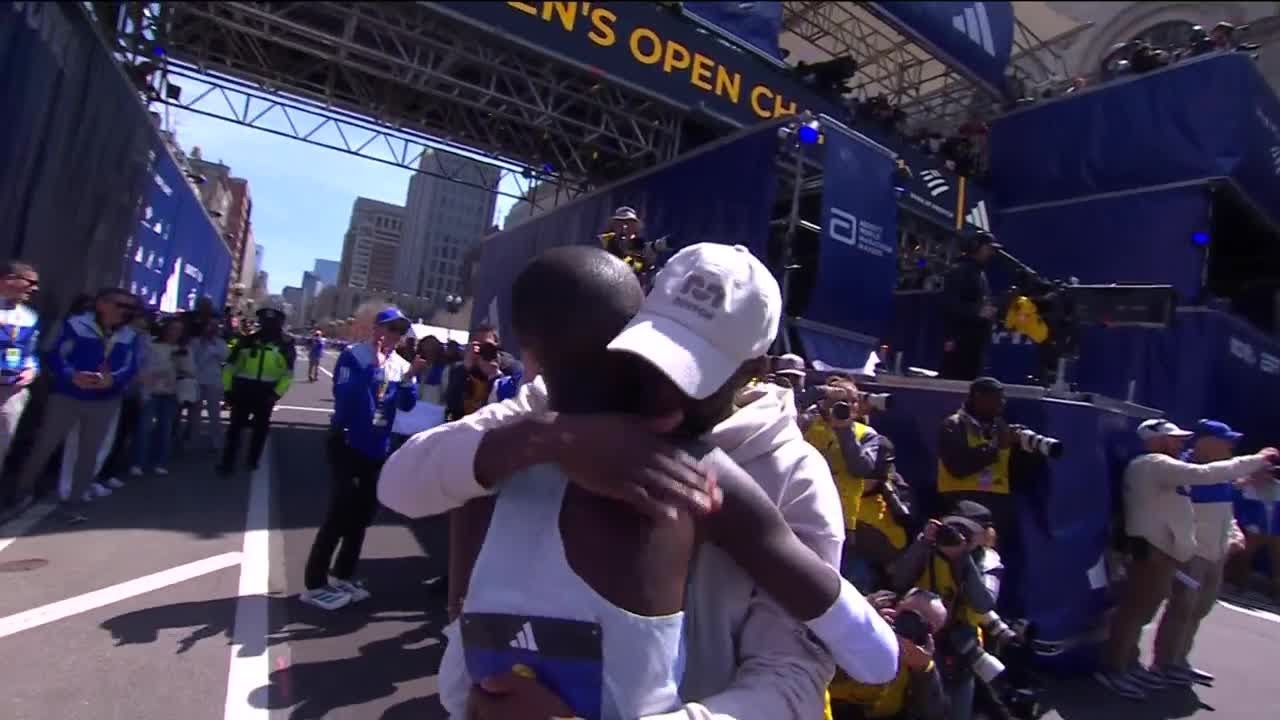 Boston Marathon champion John Korir speaks about victory