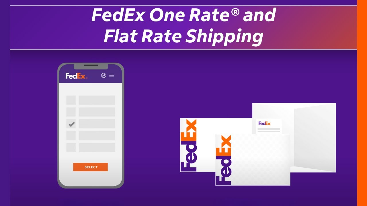 What is FedEx One Rate and how does flat rate shipping work?