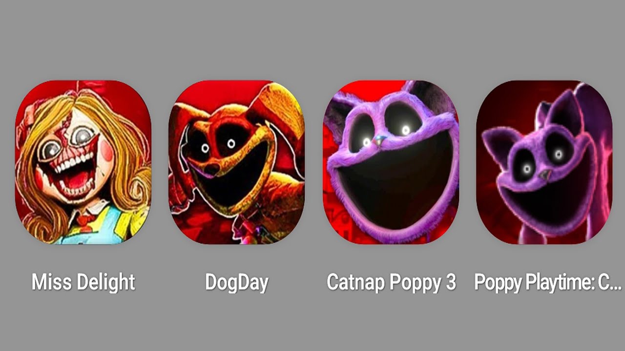 Poppy Playtime Chapter 3 Mobile Gameplay - Miss Delight,DogDay...
