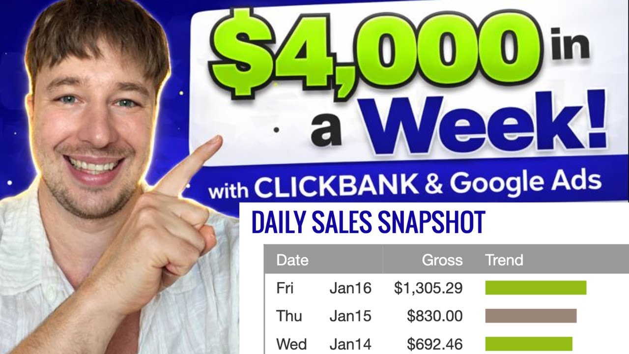 How I Made $4,236 in 5 Days Using ClickBank & Google Ads