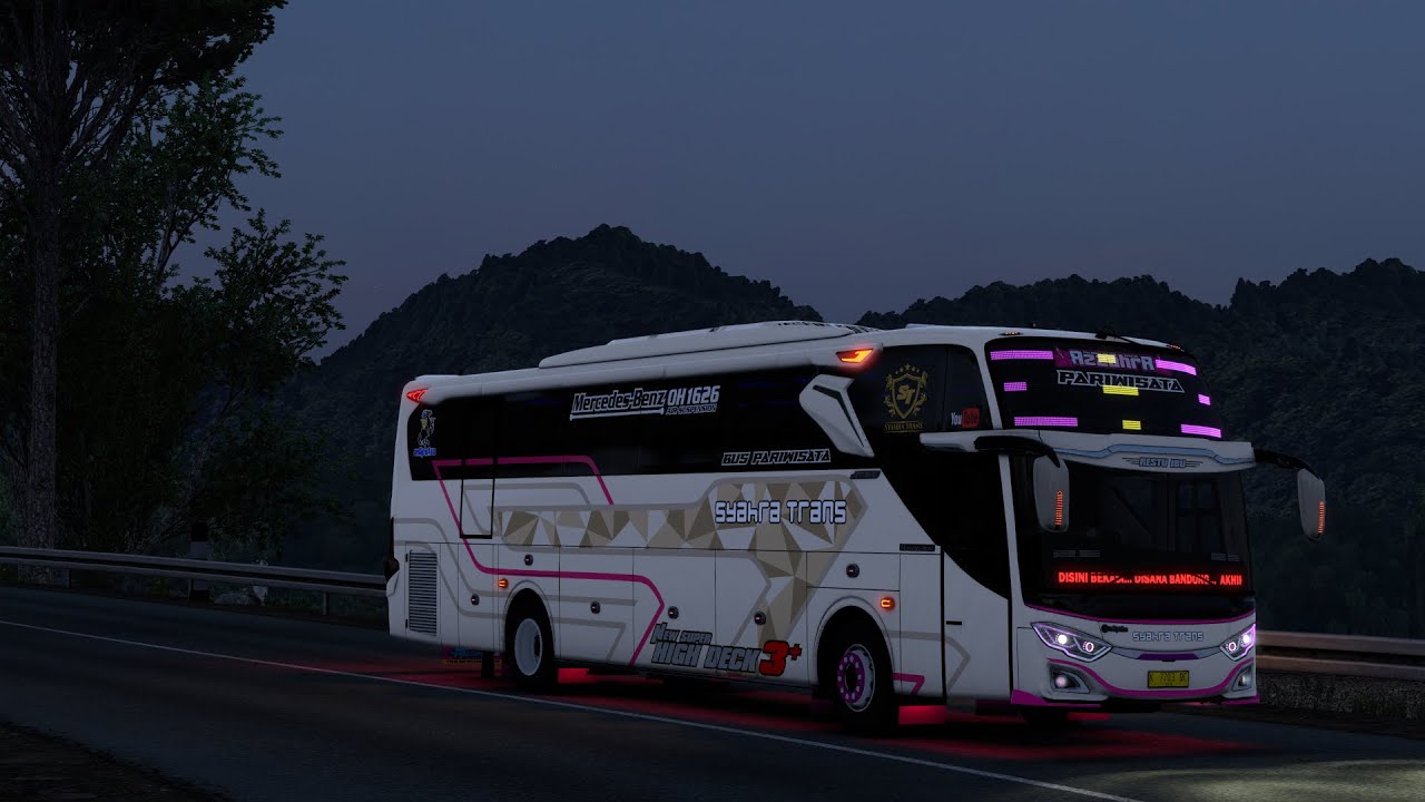 PINKY BUS🔥- Night Trip to Goa Jatijajar w/ Syahra Trans 