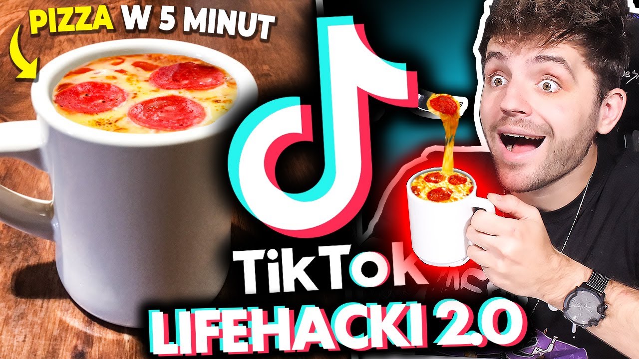 Testujemy NAJLEPSZE LIFEHACKI z TikToka! *Pizza z kubka w 5min*