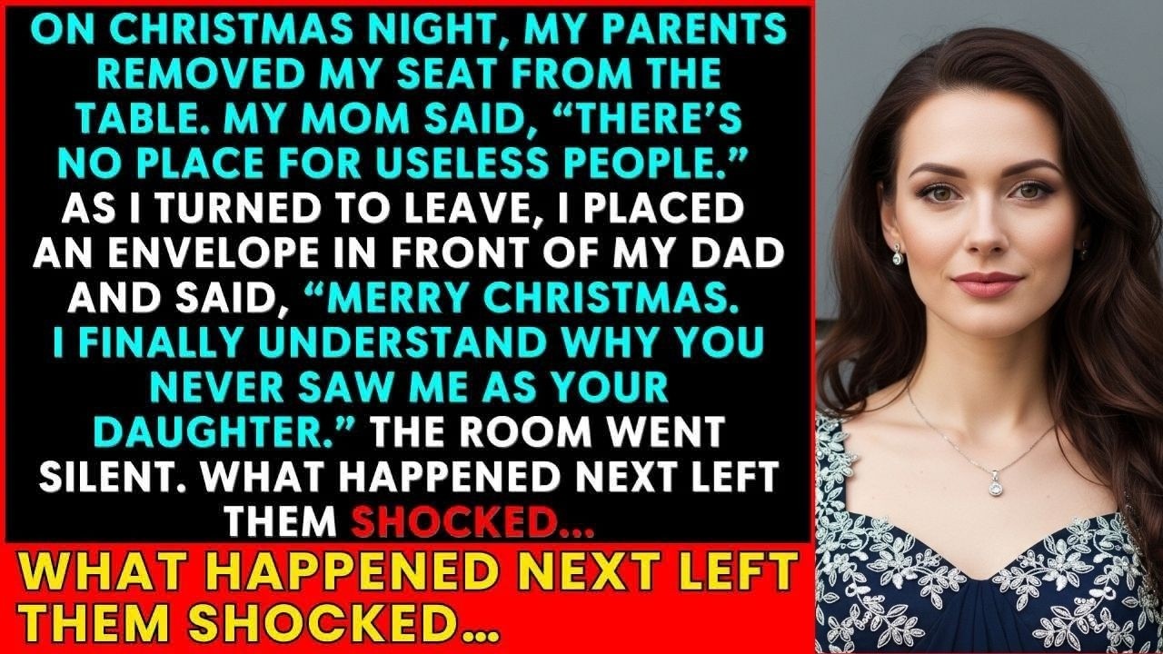 [P1] “No Place for Useless” Mom Said at Christmas— I Smiled and Handed Dad an Envelope Exposing 33..