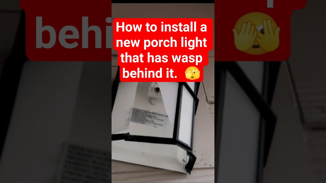 Как установить наружный светильник за 10 минут (опыт не требуется!) 