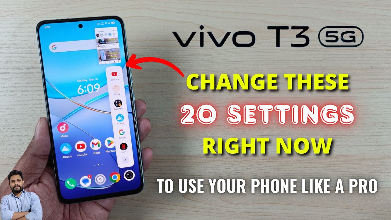 Vivo T3 5G : Change These 20 Settings Right Now