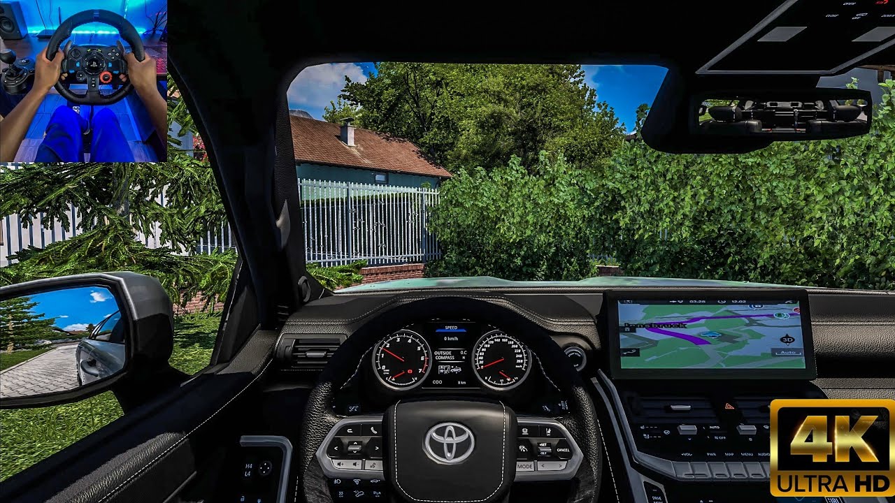 Toyota Land Cruiser 300 2022 - Euro Truck Simulator 2 | ETS2 1.49 | Logitech G29 Gameplay