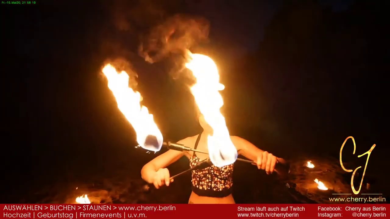 LIVE-Feuershow - Auszug aus Show 