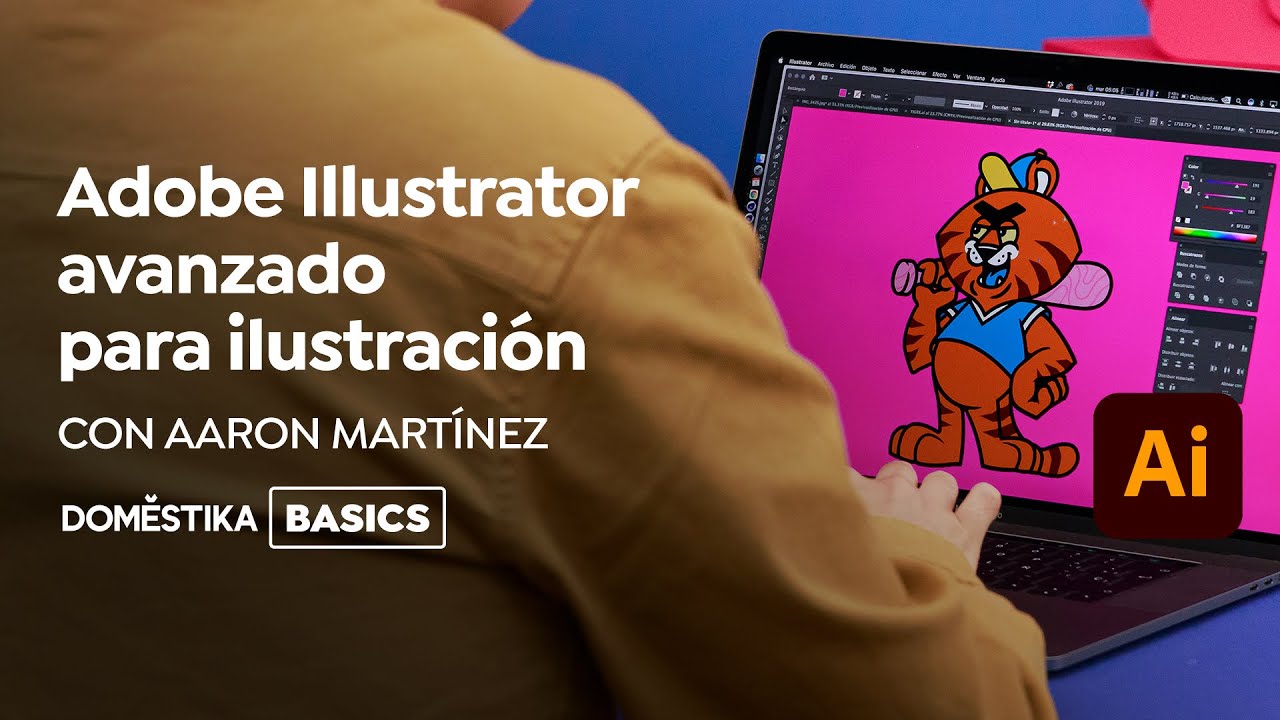 DOMESTIKA BASICS Adobe Illustrator for Advanced Illustration by Aar&oacute;n Mart&iacute;nez