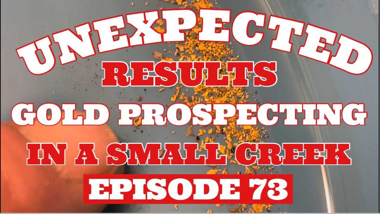 UNEXPECTED RESULTS WHILE GOLD PROSPECTING IN A SMALL CREEK