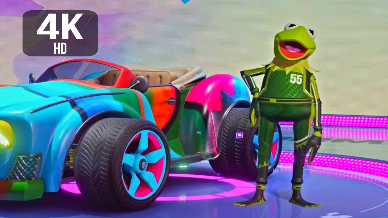 Kermit the Frog Gameplay Full Race - Disney Speedstorm (4K)