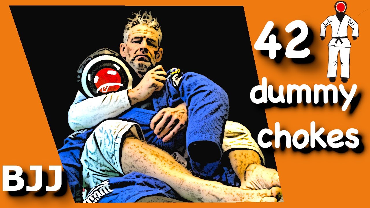 42 chokes with dummy for BJJ and Luta Livre