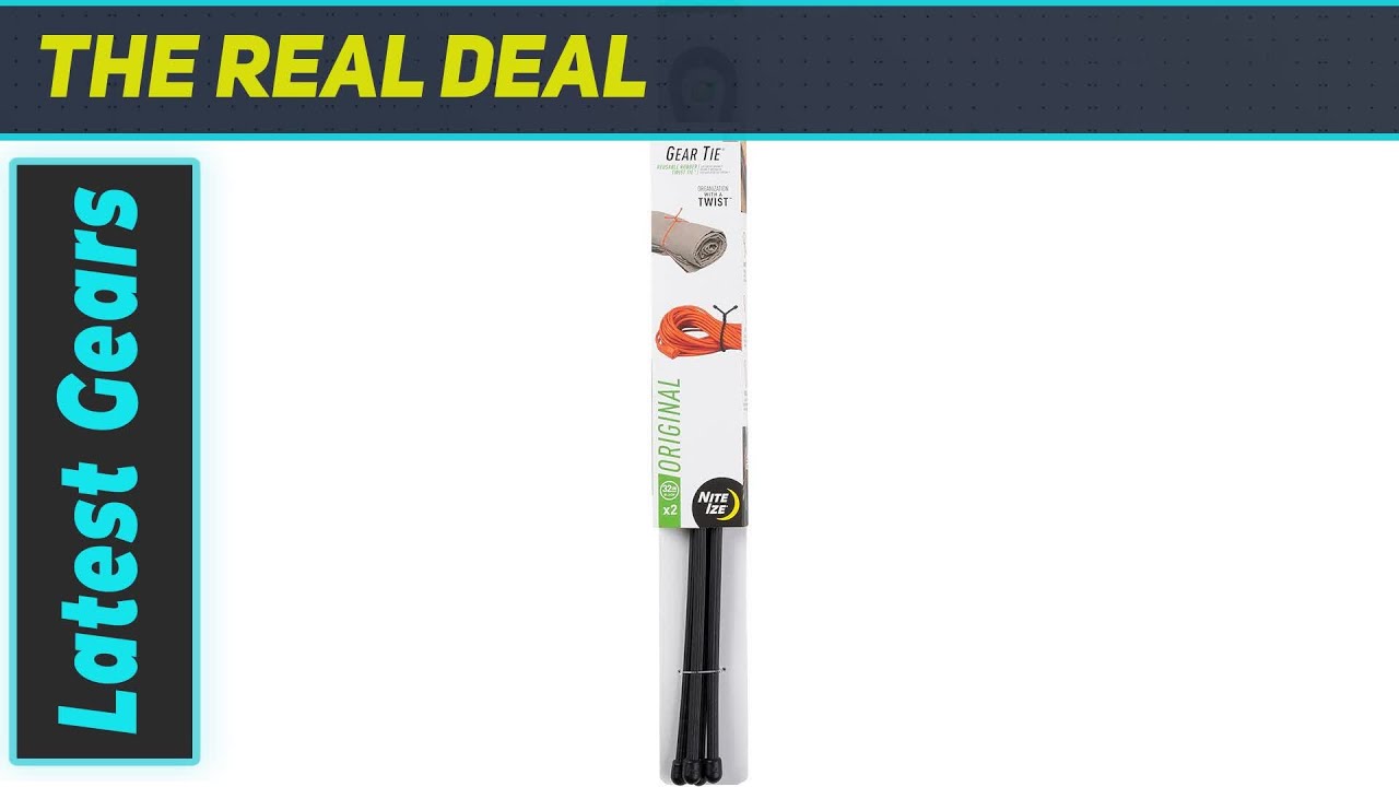 Nite Ize GT32-2PK-01 Gear Ties: The Best Reusable Twist Ties for Every Task