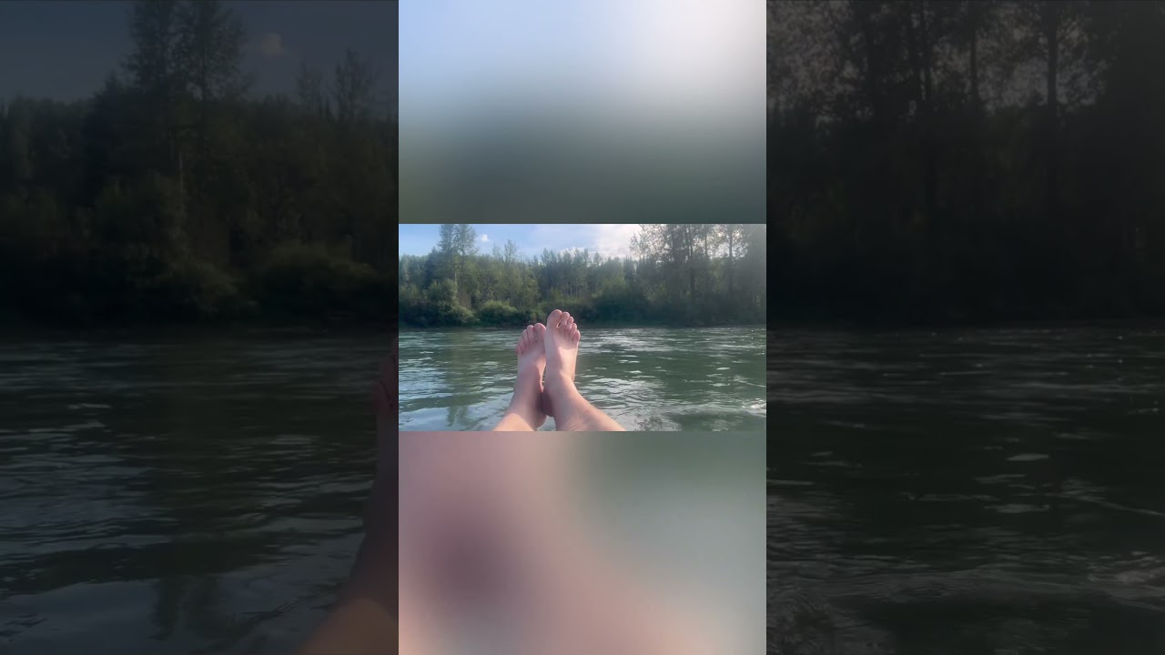 Lazy river float!☀️Fabulous trip down the Bulkley River🇨🇦 #shorts #riverfloat