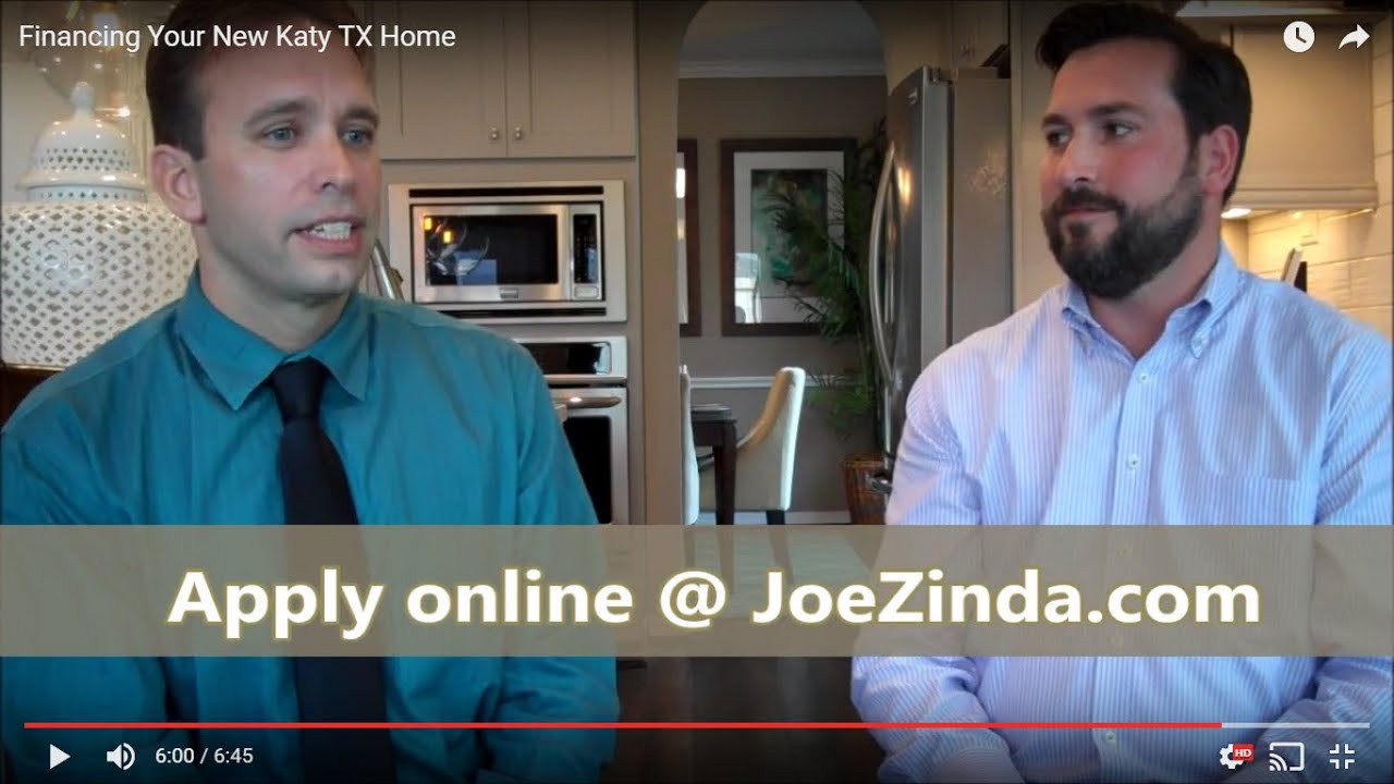 Financing Your New Katy TX Home