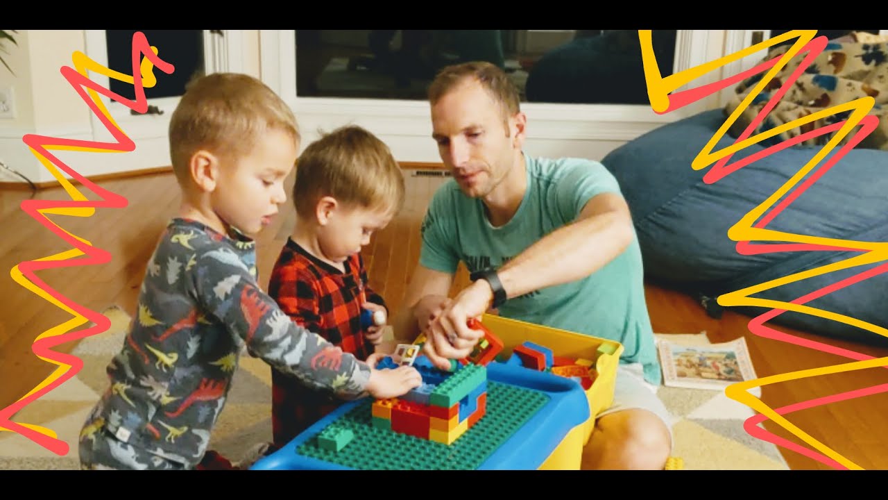 Build a Duplo Lego Skyscraper with Dad!  | New Year's Eve 2020