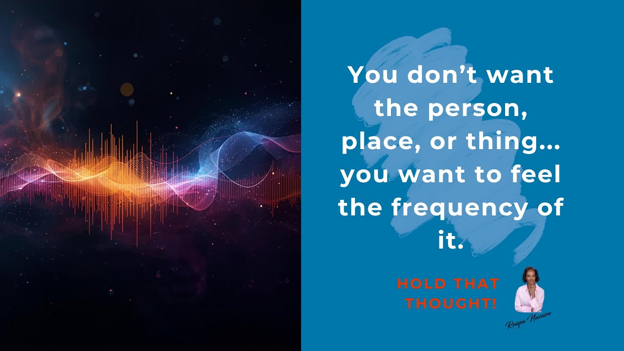 Hold That Thought - You Want the Frequency Not the Thing
