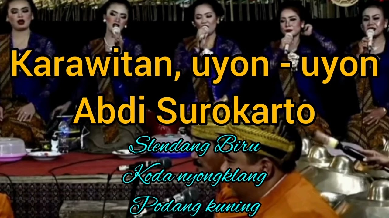 GENDING - GENDING JAWI MENGIRINGI GORO - GORO KI BAYU AJI ( ABDI SOLO )