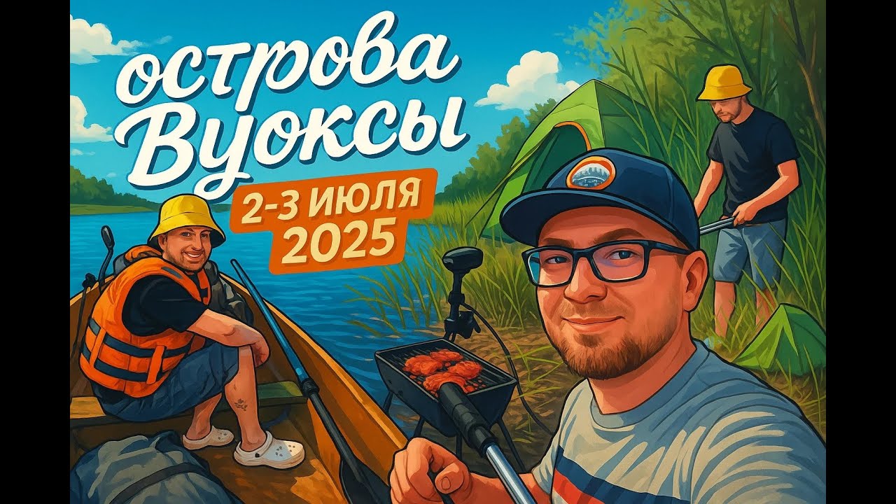 Острова реки Вуокса 2-3 июля 2025 (с базы Зеленый Мыс)