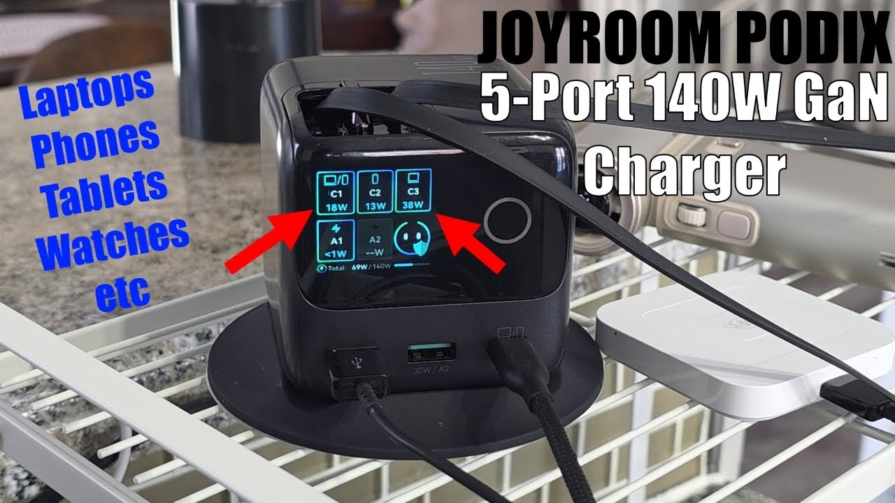 JOYROOM PODIX - A Better, Smarter & Impressive 140W GaN Charging System