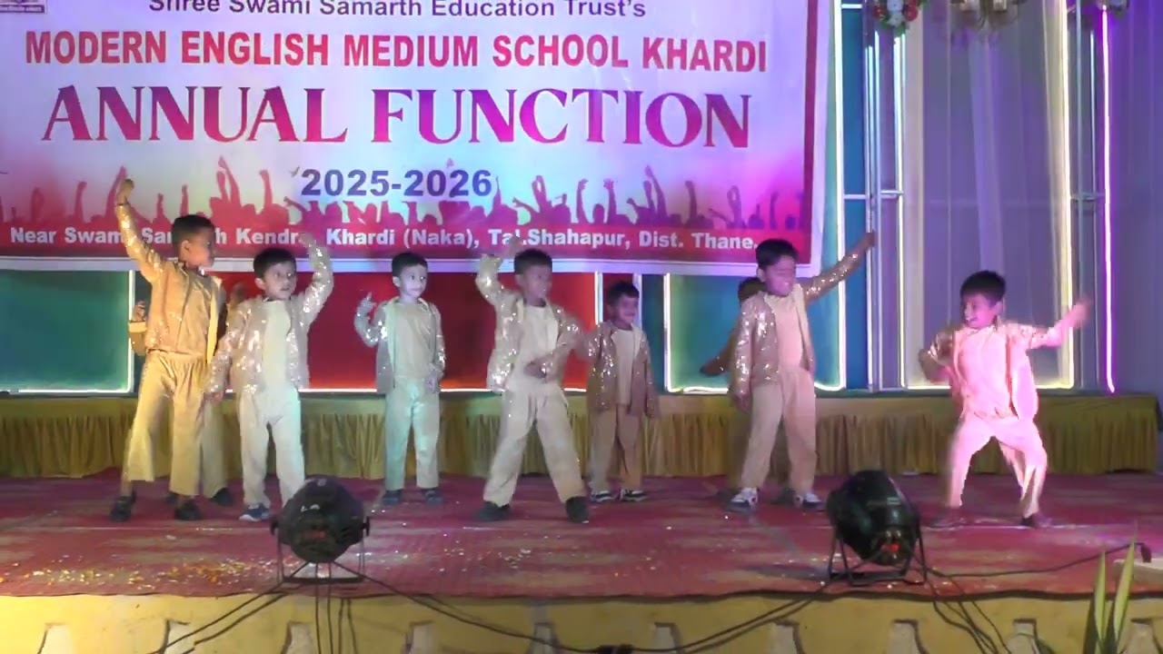 Dance Ka Bhoot Chadheya Sr.  Kg. Modern English Medium School Khardi Annual Function 2026.