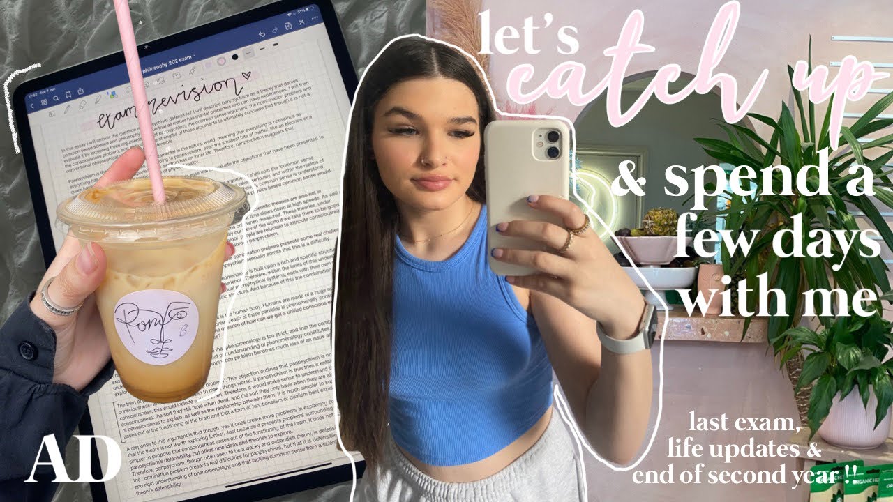let's catch up ☁️  (last uni exam, life updates & the end of 2nd year) uos vlog | AD
