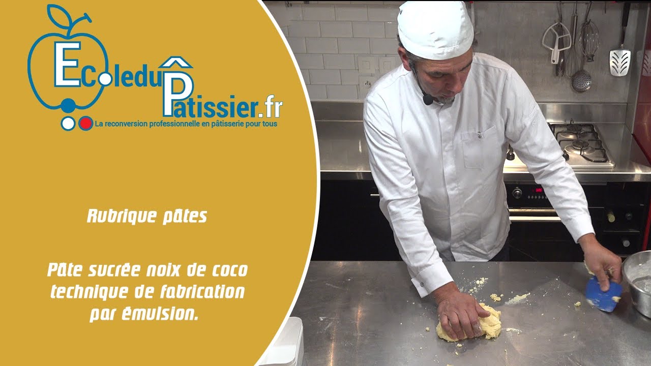 Pâte sucrée Noix de Coco.