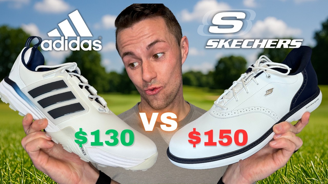 The Best Spikeless Shoe?? -   Skechers Prestige vs Adidas Adipower 26