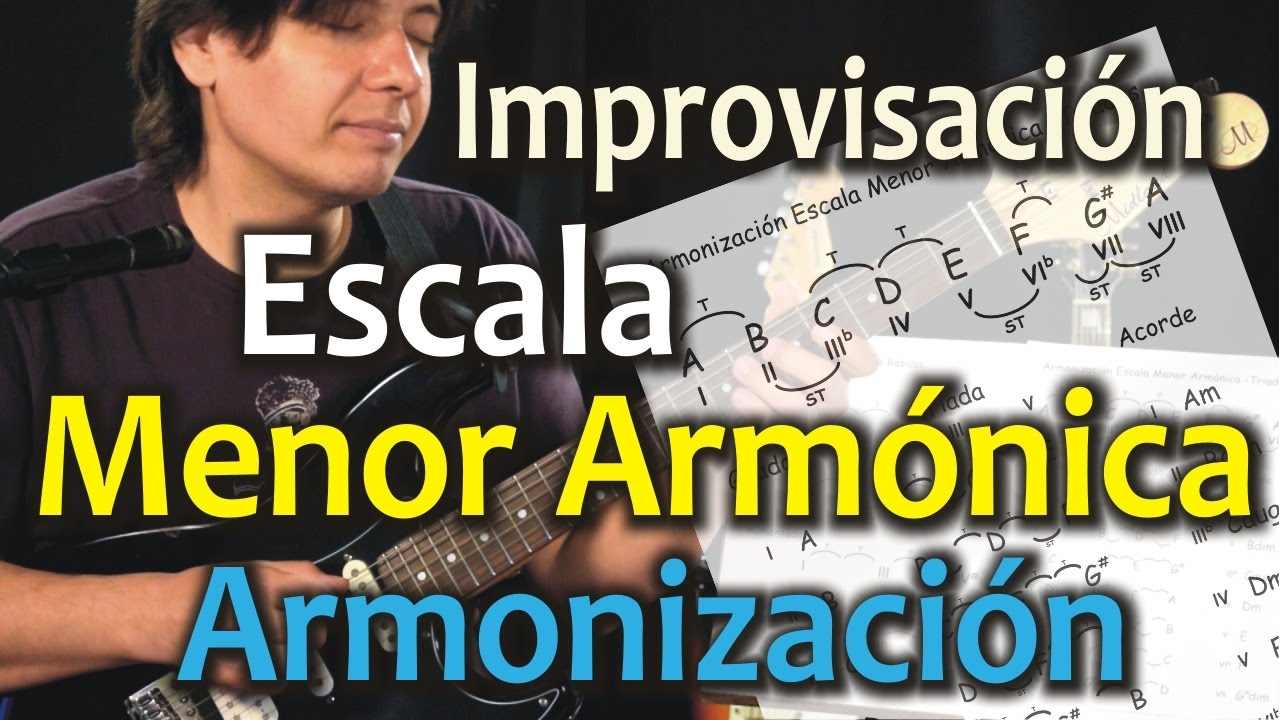 Escala Menor Armónica - Armonización Triadas  - Tutorial #26