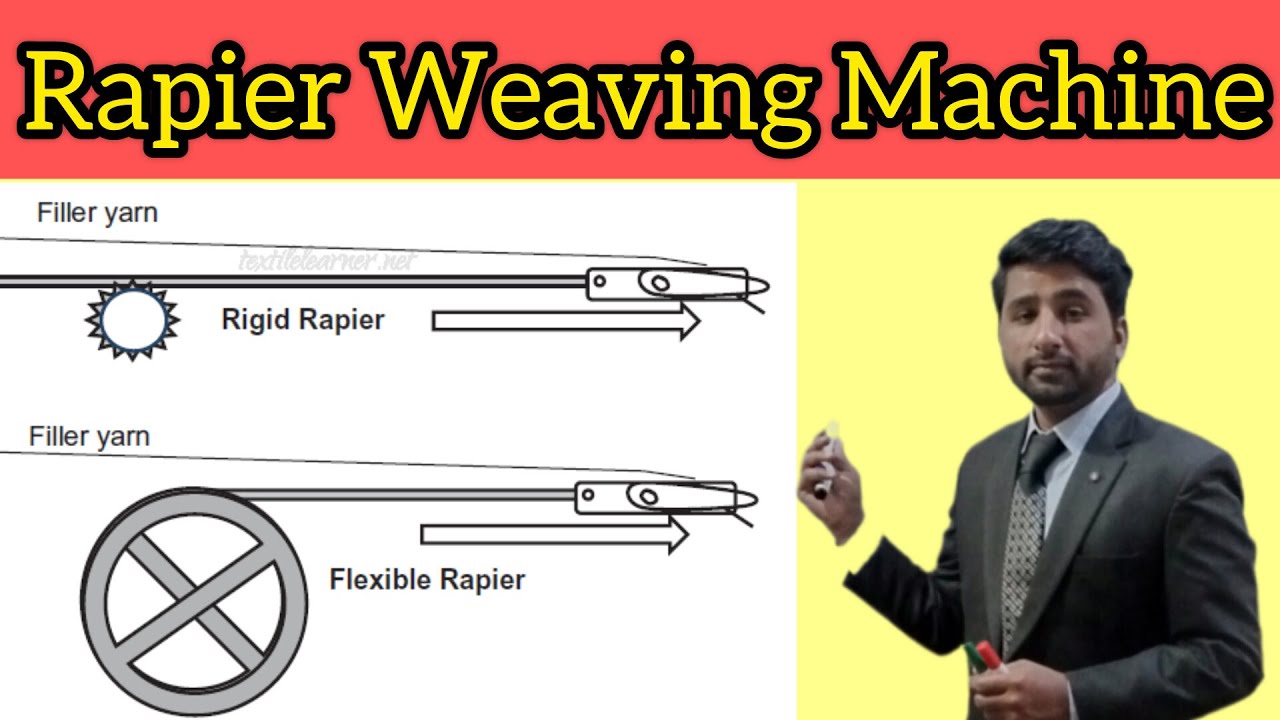 Rapier loom | Shuttles weaving machine | Textile Ride.