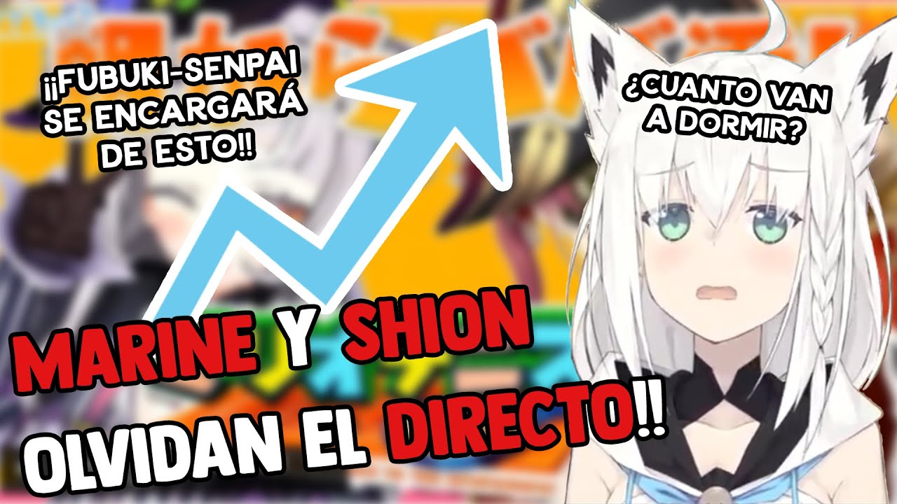¡¡Marine y Shion duermen por 4 horas!! - El Stream de Fubuki que rompió Records