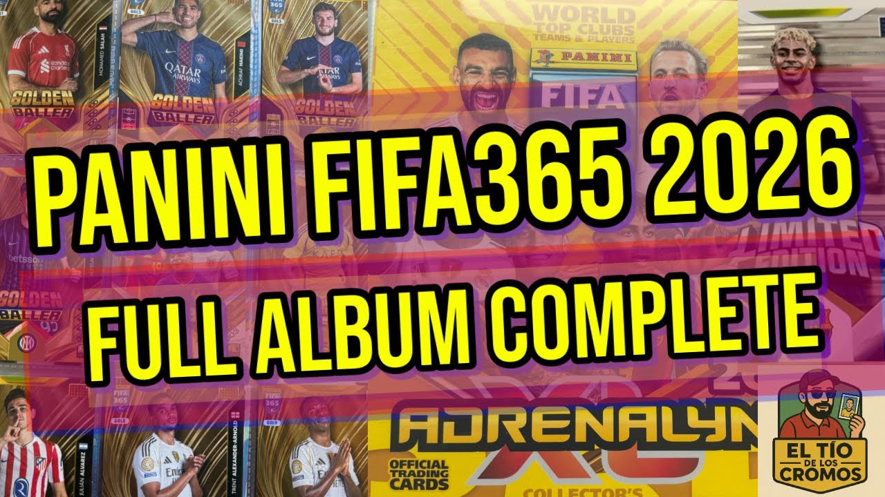 PANINI AXL FIFA365 2026 - FULL ALBUM COMPLETE