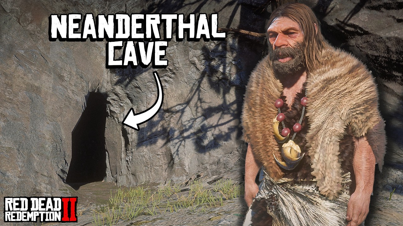 Neanderthal Cave and Prehistoric Skull Explained (RDR2)