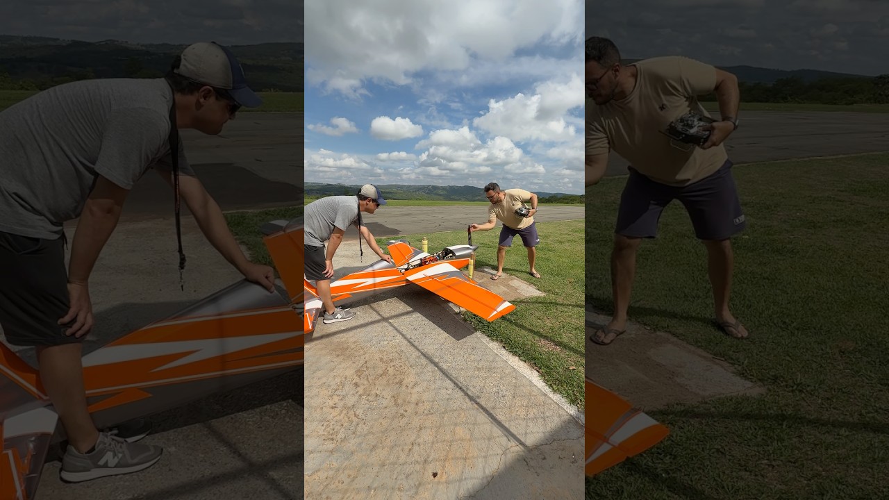 Brand New DLE 120cc Startup! Pilot RC Laser Roars to Life!