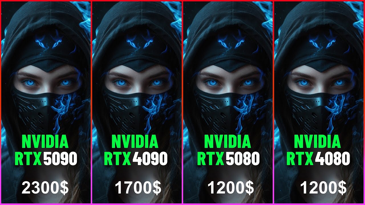 RTX 5090 VS RTX 4090 VS RTX 5080 RTX 4080 Test in 30 Games | 1080p - 2k - 4K