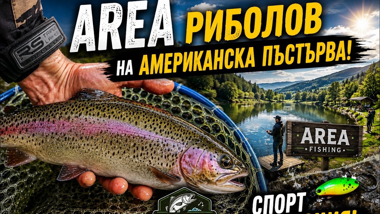 РИБОЛОВ НА АМЕРИКАНСКА ПЪСТЪРВА ! СТАРТ на АРЕА сезона